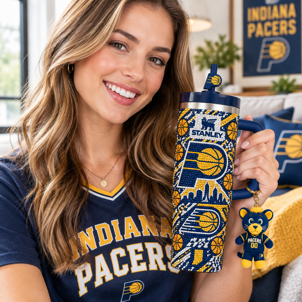Indiana Pacers 40oz Tumbler With Handle TTNL